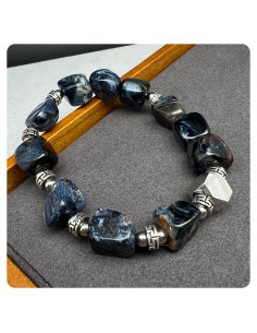 Meteorite Bracelet with Pietersite (Sweden)