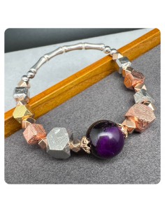 天鐵鎳鐵隕石手鏈 天鐵手鍊配舒俱萊