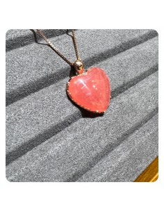 阿根廷紅紋石純銀吊墜
