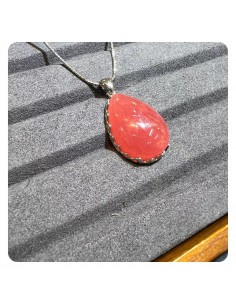 阿根廷紅紋石純銀吊墜 2