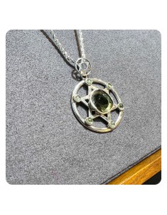 捷克隕石 莫爾道玻隕石大衛星吊墜 2