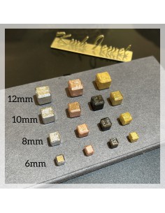 Sweden Meteorite Square Beads