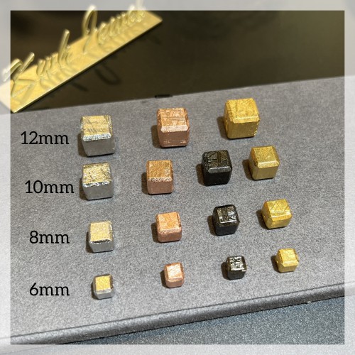 Sweden Meteorite Square Beads