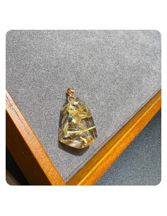 鈦金髮晶吊墜 2