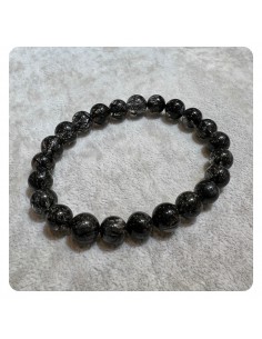 黑髮晶手鏈 8mm 2