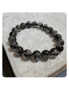 黑髮晶手鏈10mm 2