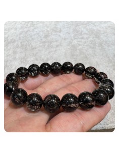 黑髮晶手鏈 11mm