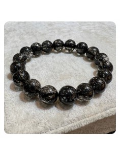 黑髮晶手鏈 11mm 2