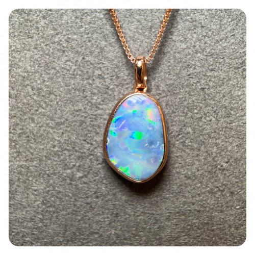 Australian Doublet Opal Pendant