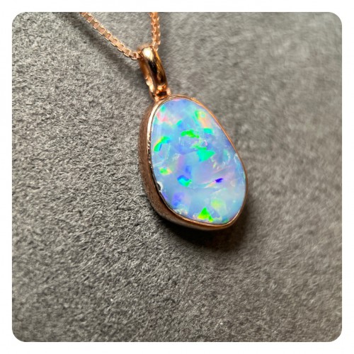 Australian Doublet Opal Pendant