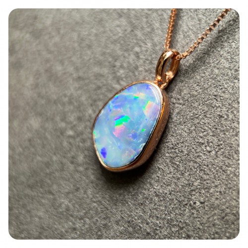 Australian Doublet Opal Pendant