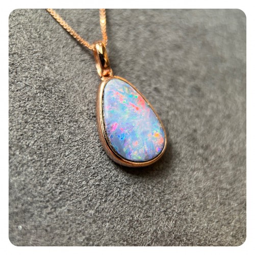 Australian Doublet Opal Pendant