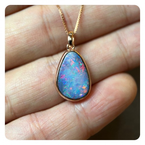 Australian Doublet Opal Pendant