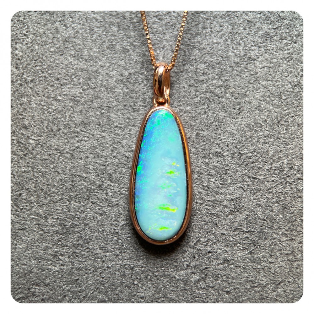 Australian Doublet Opal Pendant