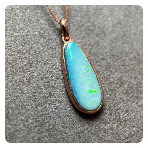 Australian Doublet Opal Pendant