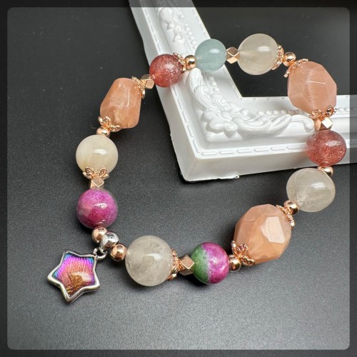 Mix Quartz Silver Bracelet