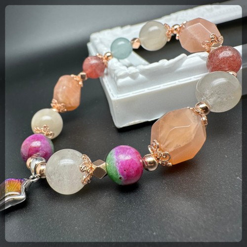 Mix Quartz Silver Bracelet