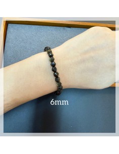 Golden Sheen Obsidian Faceted Bracelet 2