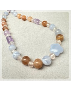 Gemstone Phone Strap Sunstone Mix Quartz 2