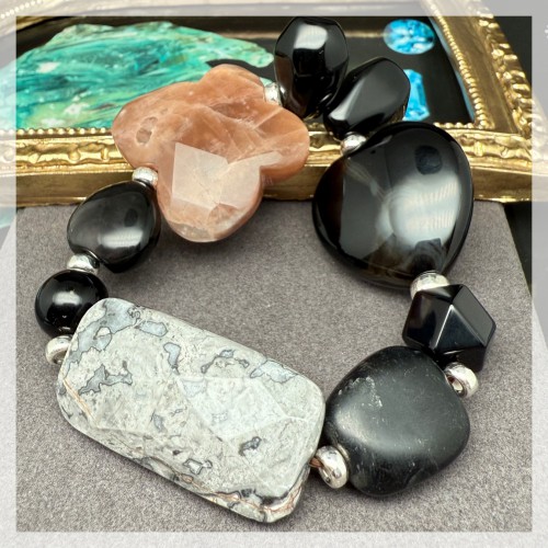 Mix Quartz Silver Bracelet