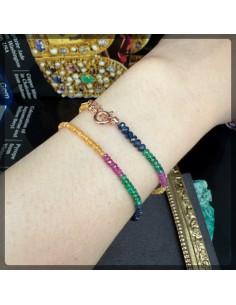 天然彩寶手鏈 2