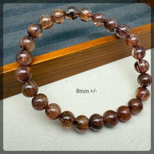 Copper Rutilated Bracelet