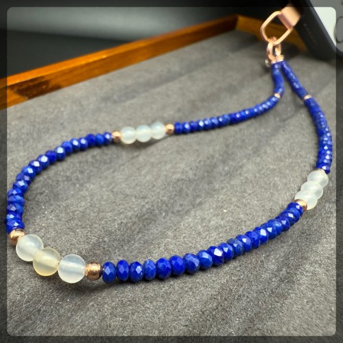 Gemstone Phone Strap Lapis Lazuli