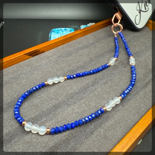 Gemstone Phone Strap Lapis Lazuli