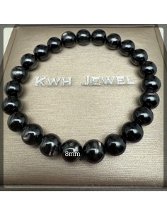 金運石 銀線石手鏈9mm 2