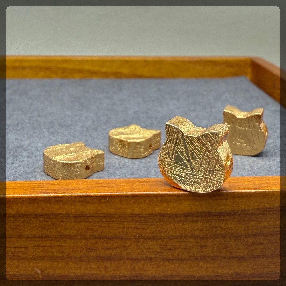 copy of Sweden Meteorite Polygon Beads