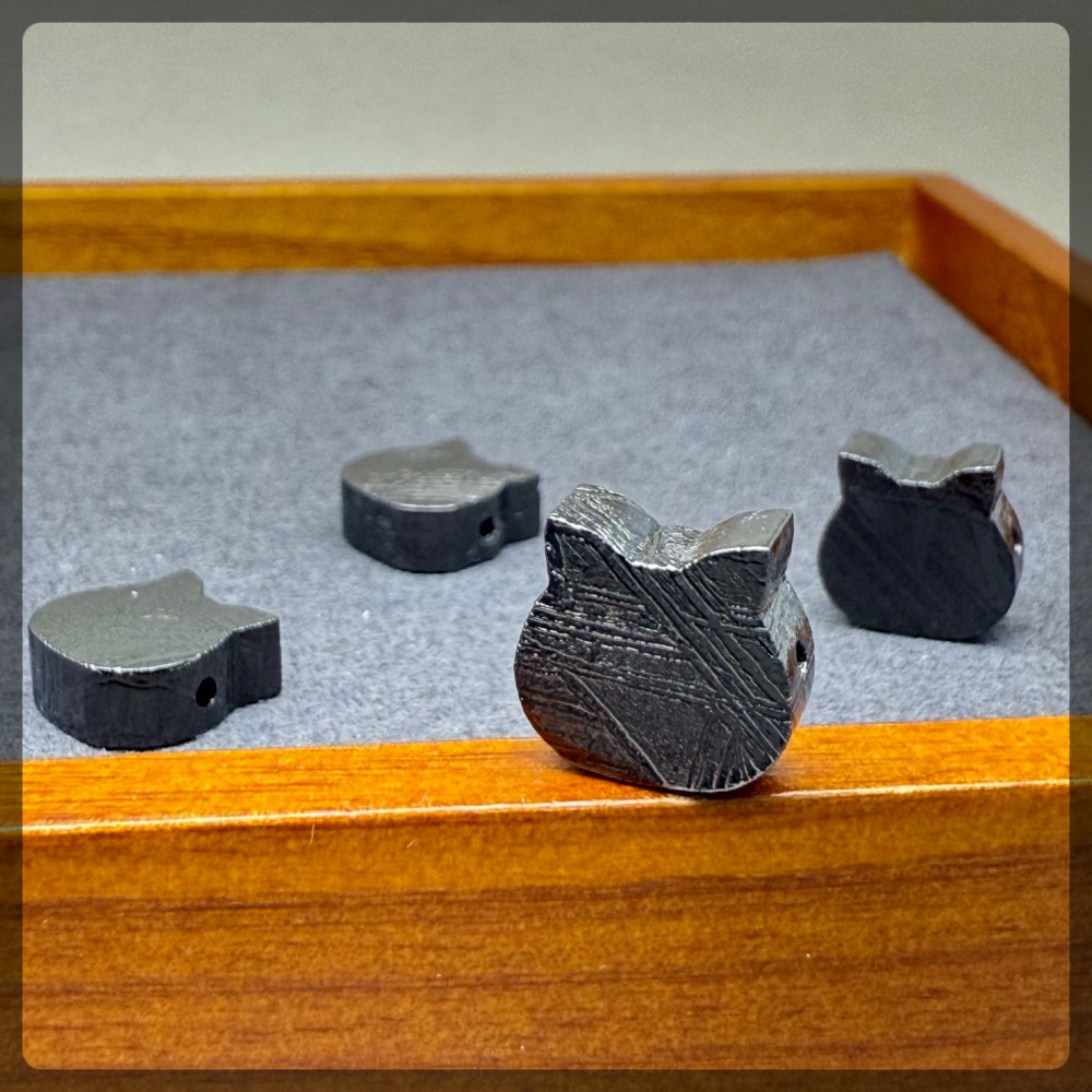 copy of Sweden Meteorite Polygon Beads