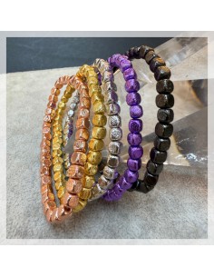 Meteorite Bracelet (Sweden) 4mm