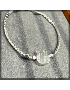 Muonionalusta Meteorite Silver Bracelet 2