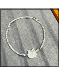 Muonionalusta Meteorite Silver Bracelet