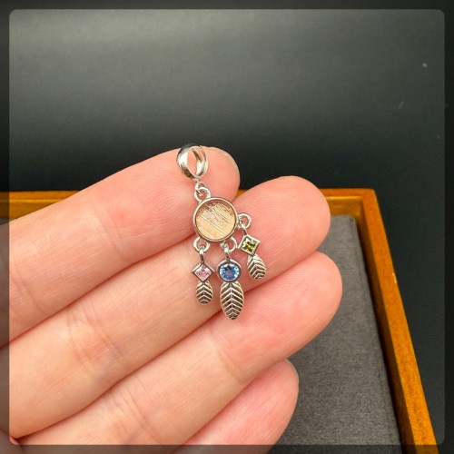 Meteorite Silver Charm (Sweden)