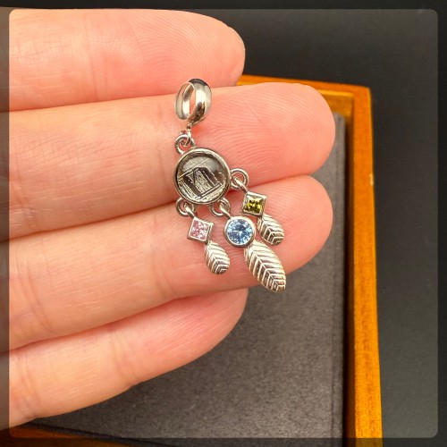 Meteorite Silver Charm (Sweden)