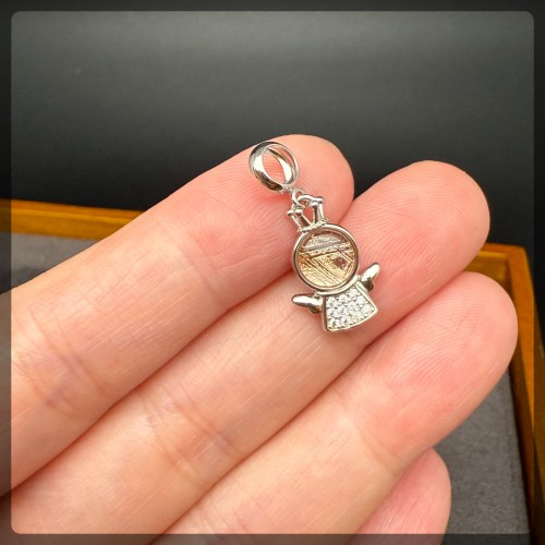 copy of Meteorite Silver Charm (Sweden)