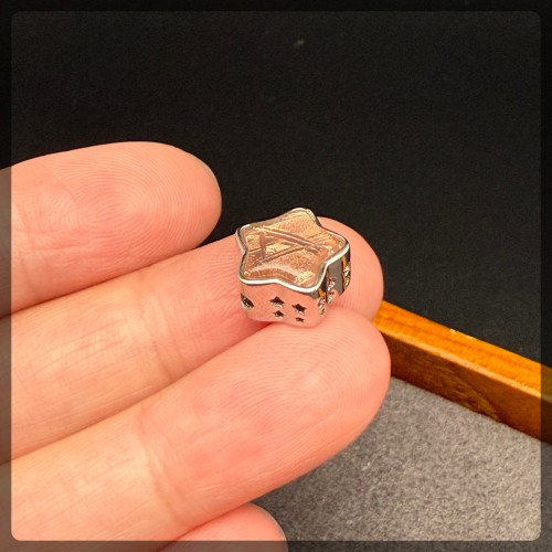 Meteorite (Sweden) Silver Charm