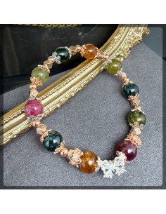 碧璽 碧茜純銀手鏈