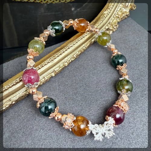 碧璽 碧茜純銀手鏈