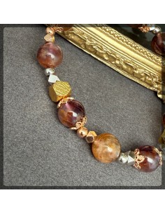 Auralite 23 mix Meteorite Silver Bracelet 2