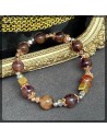 Auralite 23 mix Meteorite Silver Bracelet