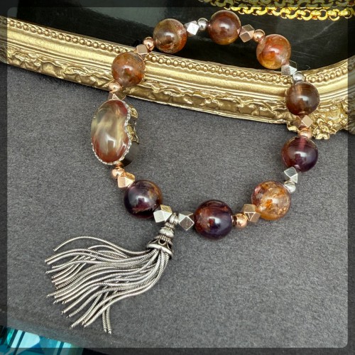 Auralite 23 Silver Bracelet