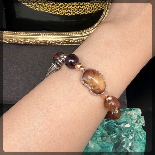 Auralite 23 Silver Bracelet