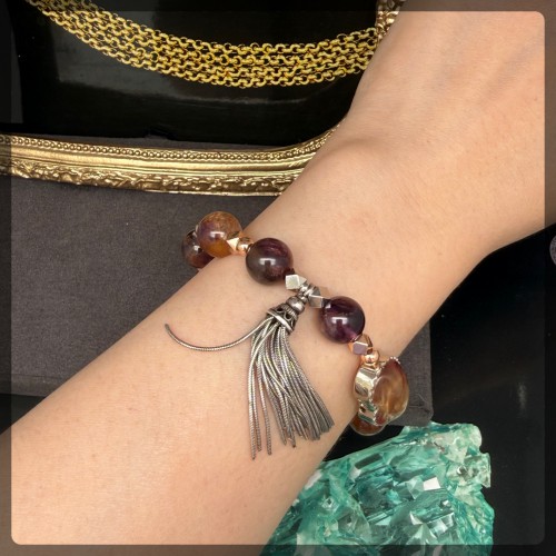 Auralite 23 Silver Bracelet