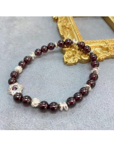 Garnet Silver Bracelet 2