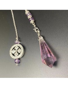 紫水晶靈擺吊墜