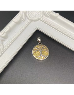 Meteorite Silver Pendant Tree of Life (Sweden) 2