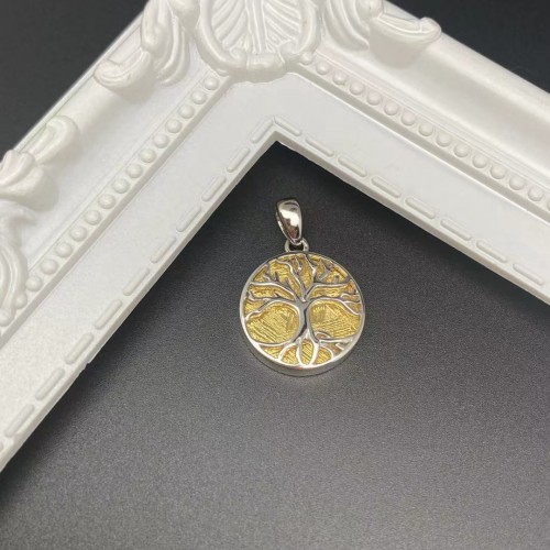 Meteorite Silver Pendant Tree of Life (Sweden)