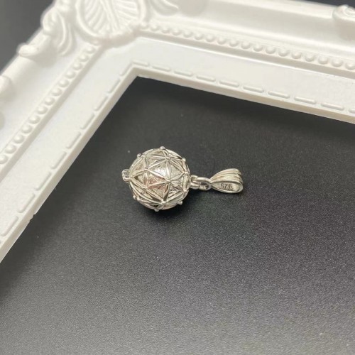 Meteorite Silver Pendant (Sweden)